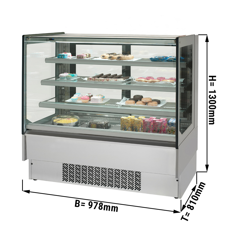 Kuchentheke - 0,98 x 0,81 m - 3 Ablagen | GGM Gastro | eBay