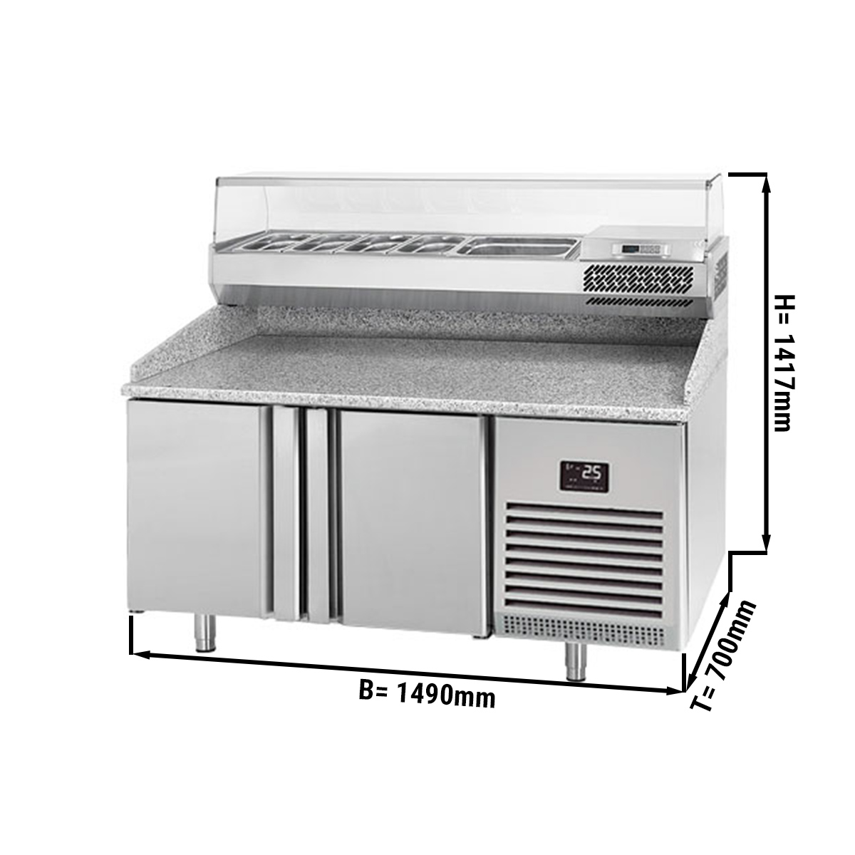 HENDI 709900 Séparateurs Pour Pizzas - Lot De 500 En Polypropylène
